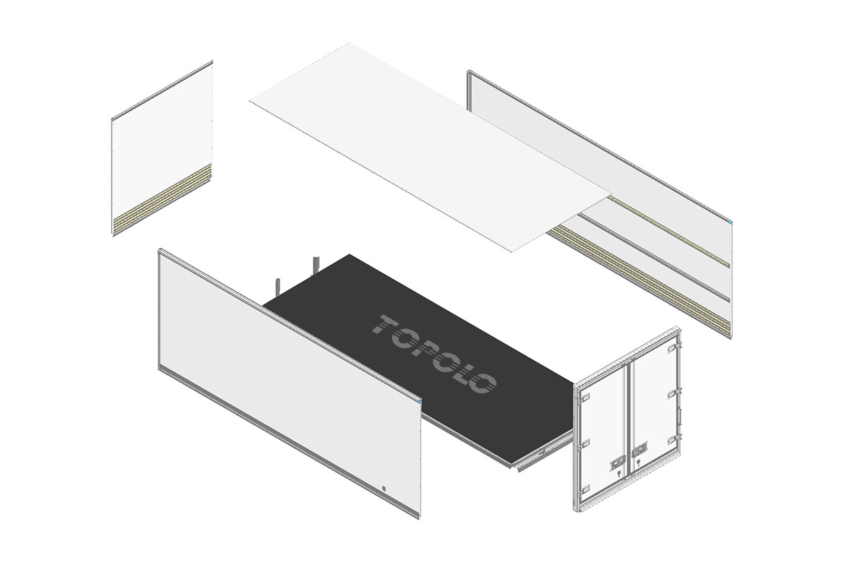 Dry Freight Truck Bodies - Modular Design Simplifies Assembly