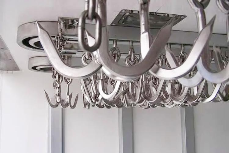 Crochets à viande pour camions réfrigérés