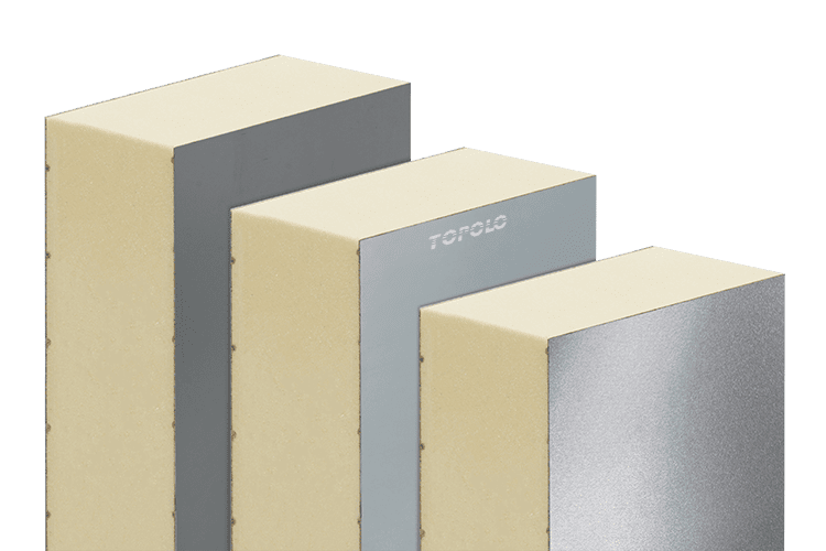 Coated Steel Skin PU Foam Sandwich Panels